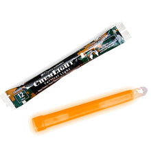 Load image into Gallery viewer, 6'' Orange Cyalume ChemLight Military Grade Lightstick 12hrs