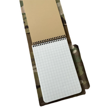 Load image into Gallery viewer, A6 Notebook Cover (MultiCam with Velcro Front) - Made in the UK
