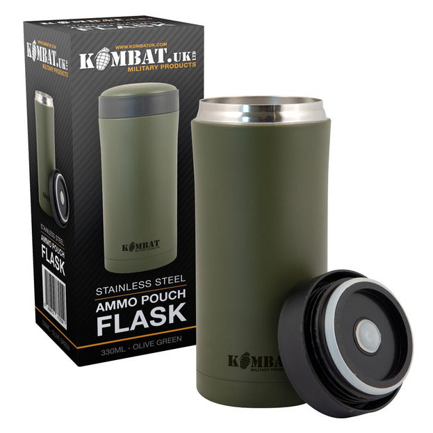 Ammo Pouch Thermal Flask - Olive Green