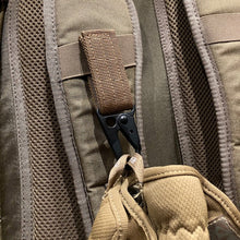 Load image into Gallery viewer, Velcro MOLLE/Belt HK style Snap Hook Attachment (OG/Tan)
