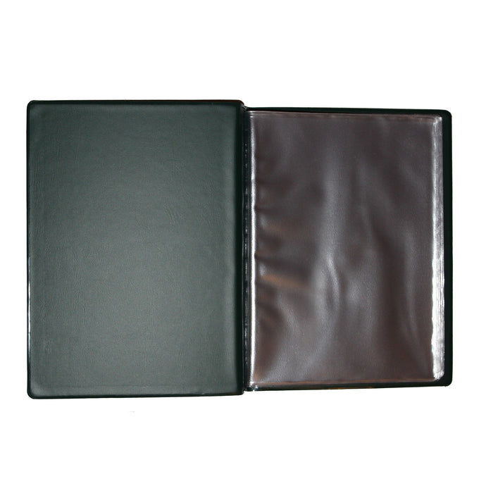 Green 30 Page A5 Nyrex / Nirex Folder Document Holder [Hardback Version] - Made in the UK