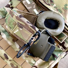 Load image into Gallery viewer, Peltor Ear Protection Multicam Wrap (with Velcro for ZAP patch) - Made in the UK
