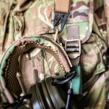 Load image into Gallery viewer, Peltor Ear Protection Multicam Wrap (with Velcro for ZAP patch) - Made in the UK
