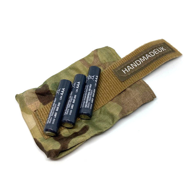 Weatherproof Headtorch Battery Pouch - MultiCam