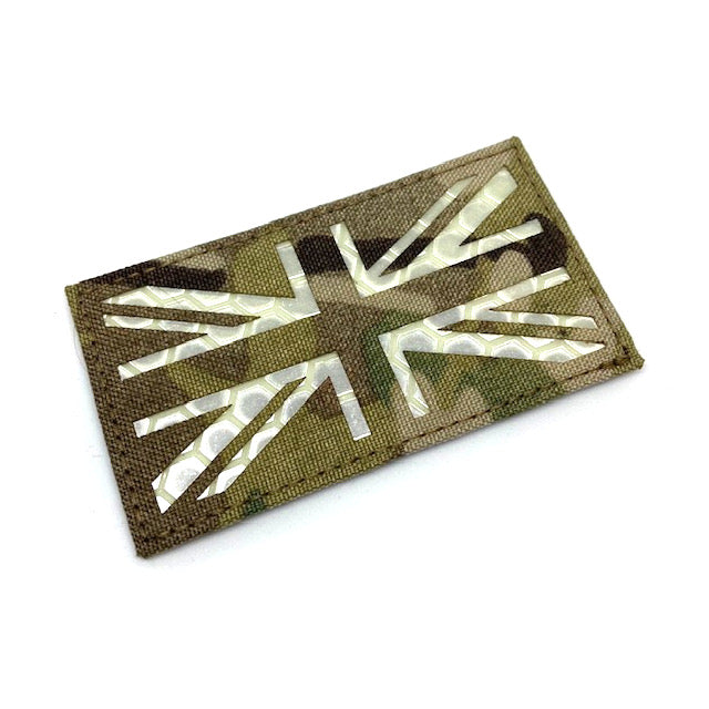 Union Jack GITD MTP Laser Cut IFF Velcro Patch