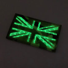 Load image into Gallery viewer, Union Jack GITD MTP Laser Cut IFF Velcro Patch
