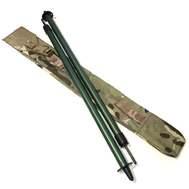 Basha Pole and MultiCam (MTP Compatible) Carry Sleeve/Holder Bundle