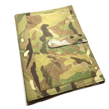 Load image into Gallery viewer, A5 Notebook Cover (MultiCam with Velcro Front) - Made in the UK
