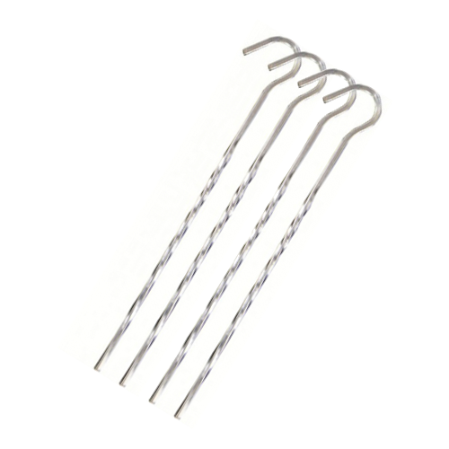 Steel Tent Pegs x 4